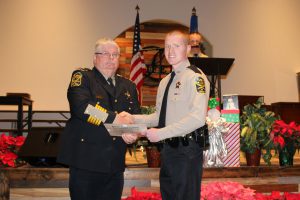 Deputy McNew received the highest grade in the class on the Department of Criminal Justice Services Law Enforcement Officer Certification Test.