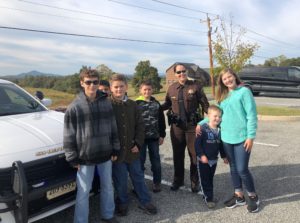 Franklin County Sheriff’s Office Deputy Amber Mitchell at CrossPointe Church's Fall Festival / Touch A Truck